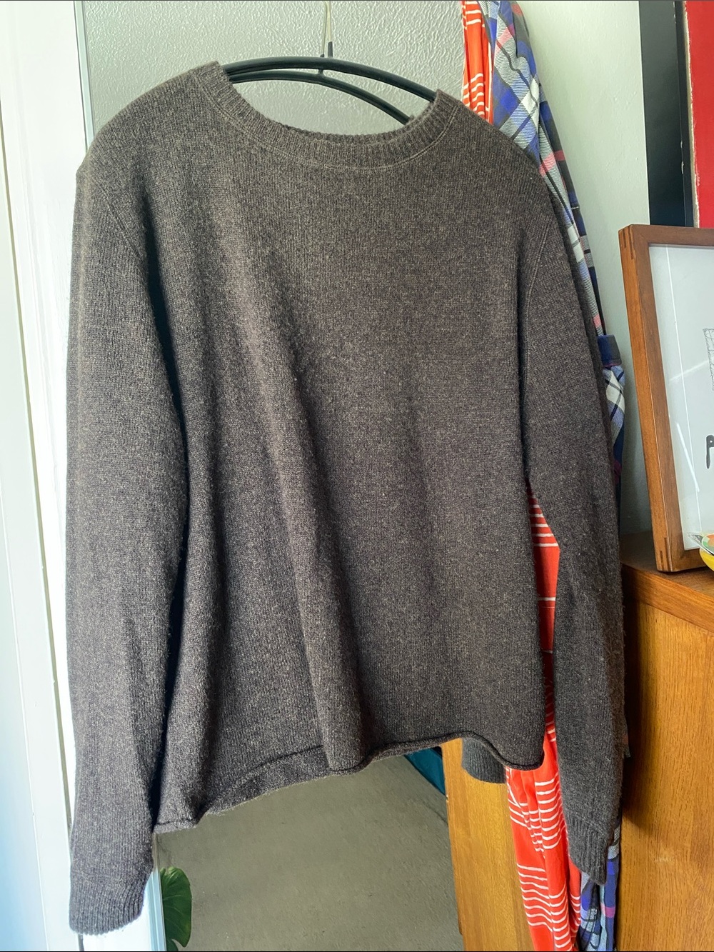Reformation Cashmere sweater size small dark brown